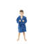 Peignoir 100% microfibre en molleton avec poches et capuche pour les enfants-87460270-87460275