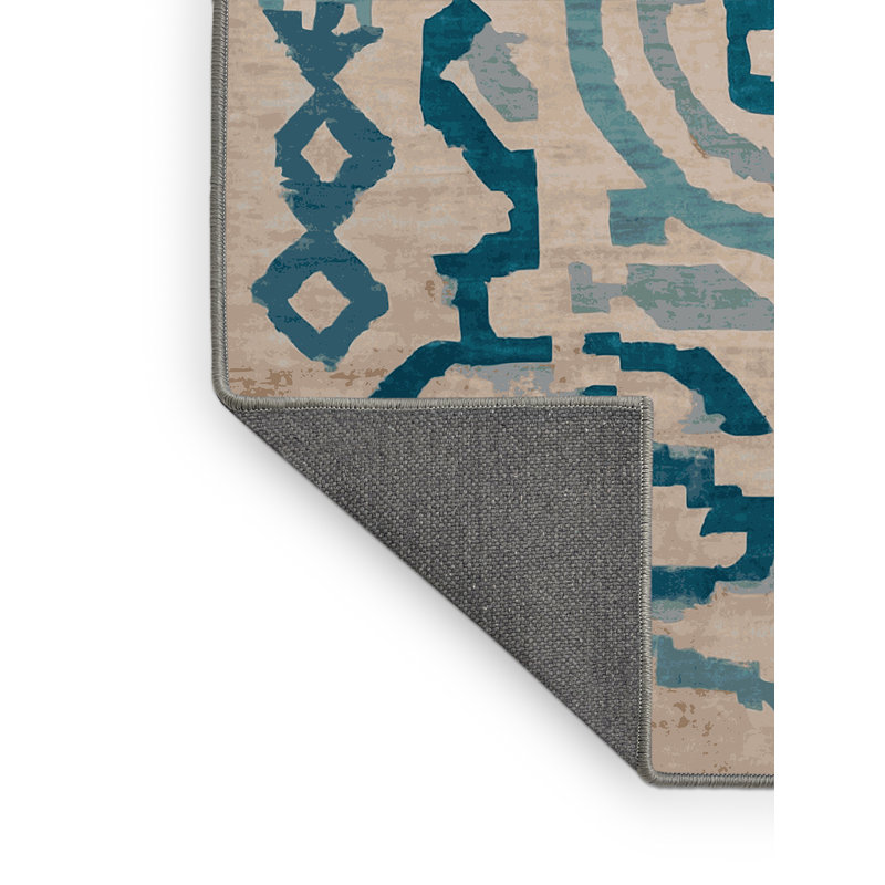 Tapis gris soyeux et moelleux, Rectangulaire 3 pi x 5 pi