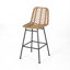 Set Of 2 Outdoor Wicker Barstools