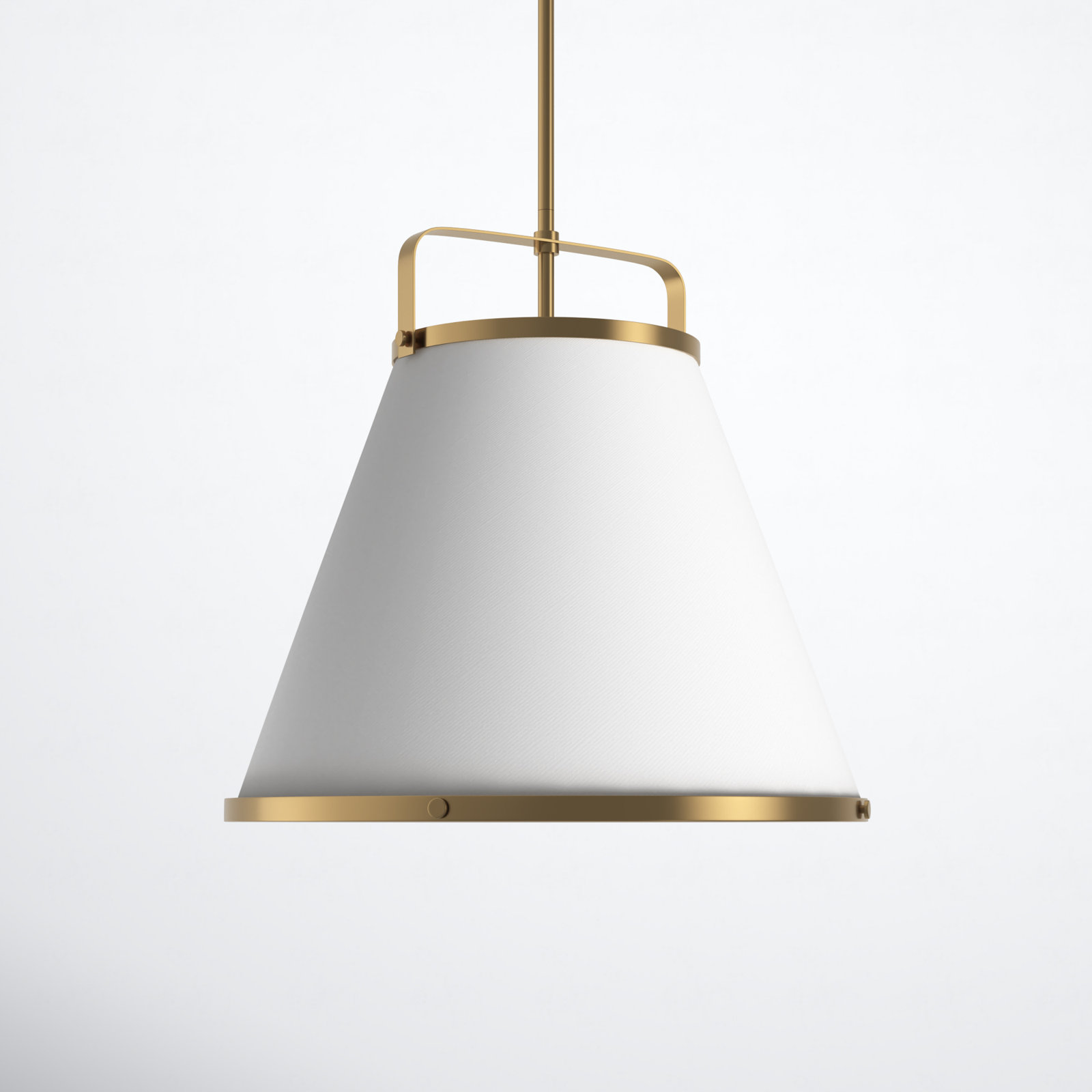 Coco 3 Light Dimmable Pendant, Lacquered Brass