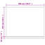 Dakota Fields 400cm W x 300cm D Fabric Cover Retractable Patio Awning