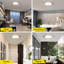 Modern Wood Ceiling Light,Round LED Flush Mount Ceiling Light,Minimalist Ceiling Lamp Ceiling Lighting Fixtures For Kitchen Bedroom Laundry Room Living Room Entryway Hallway&11.81 In-100023134
