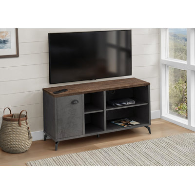 Meuble télé polyvalent avec rangement, idéal pour le divertissement multimédia, convient au salon, à la chambre à coucher et à divers espaces domestiques