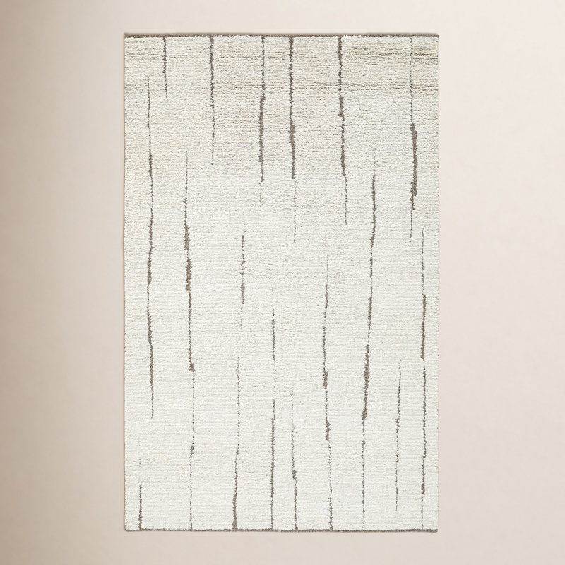 Keagan Hand Tufted Wool Abstract Indoor Rug, Rectangle 2' x 3'