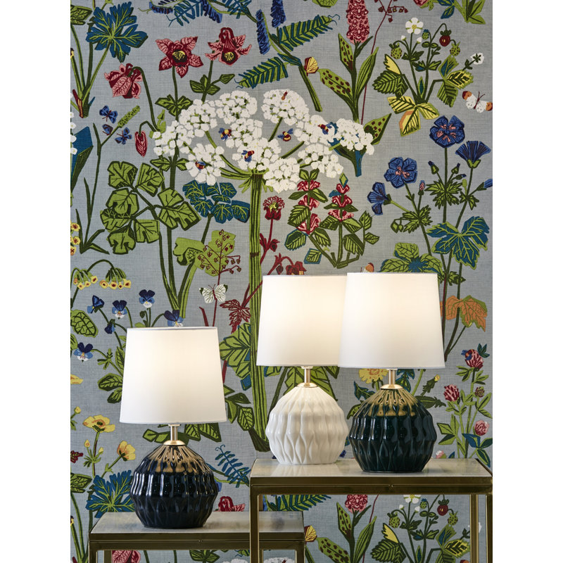 Savannah Ceramic Lamp, Green