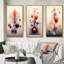 «Metamorphosis Interior Design Retro Futuristic», 3 pièces sur toile-1653529669-1653529670