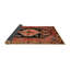 Tapis traditionnel rouge / noir Tawnya-984862015
