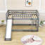 Lit superposé simple en bois avec glissade Esmerie-1093634375