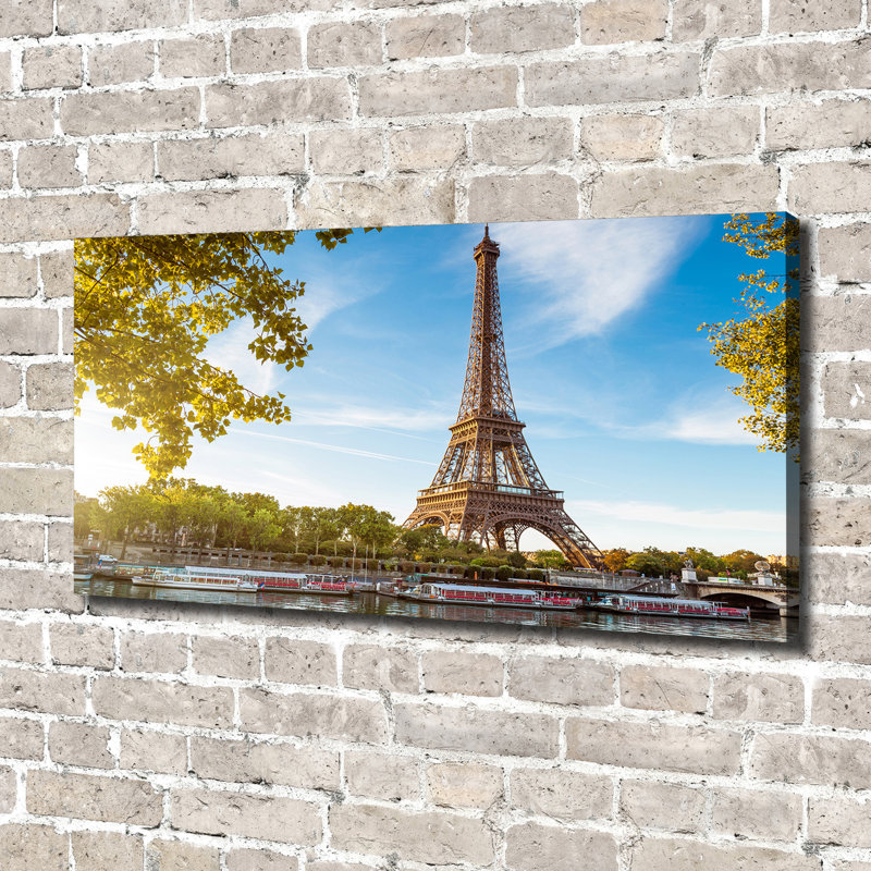 Eiffel Tower Paris - Wrapped Canvas Print