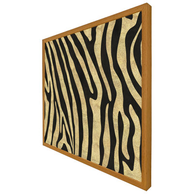 Gilgo Golden Zebra - Single Picture Frame Print
