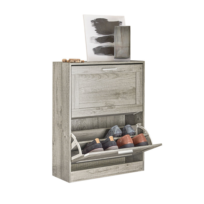 Kirksville 8 Pair Flip Down Shoe Storage