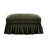 Made Of Chenille With Removable Ruffles For Different Representations, Comfortable Body - Adapting Structure, Distinctive Curved Cushion And Legs Design, Silver Threaded Chenille, Various Furniture