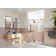 Mimas 33.75 in. x 78 in. Fully Frameless Glass Hinge Towel Bar Shower Door