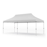 Costway 10 X 20 Ft Pop-up Canopy Upf50+ Sun Protection Tent With Carrying Bag Blue