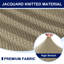 Housse de canapé en jacquard extensible 3 pièces, housse pour canapé pour 2 coussins, protecteur de meubles lavable à la machine (causeuse, sable)-1530418402
