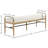 Modern Bench With Metal Frame-125310807