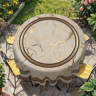 Curated visual reference: Picture Idea: The Holiday Aisle Geometric Tablecloth Round Geometric Pattern Party
