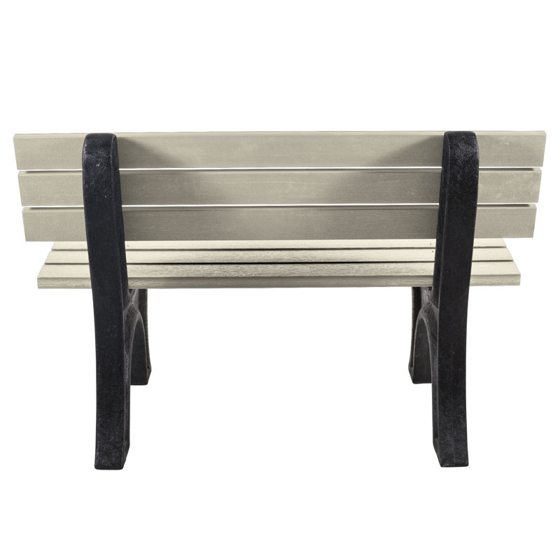 Swing Outdoor Bench, Whitewash