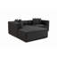 Canapé d'angle moderne de couleur anthracite 90,6 po x 27,2 po x 70,9 po | Tissu à texture douce, structure en hêtre et sapin, 30 coussins en mousse à densité moyenne | Siège élégant et confortable pour le salon, la salle familiale ou le bureau-1972142391-1972142388