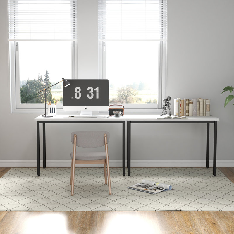 Table de conférence Charlae Pivit 4FT, Blanc / Blanc