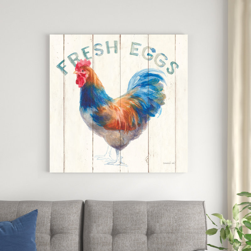 Poule à œufs frais, H 36 po x l 36 po