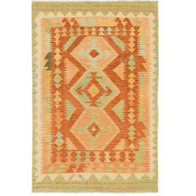 Elland One-of-a-Kind 3'2" X 4'10" New Age Wool Area Rug in