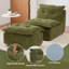 Chaise longue rembourrée avec repose-pieds mobile, canapé douillet d'intérieur -1029461289