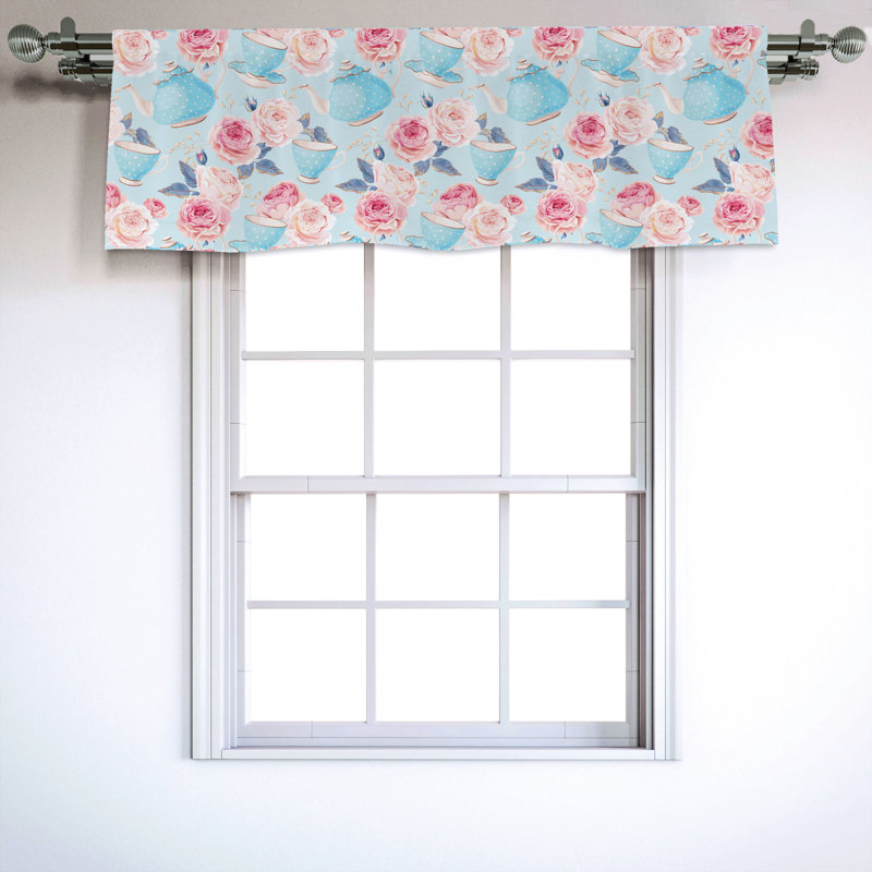 Sateen Ruffled Window Valance