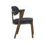 Chaise d'appoint rembourrée en cuir véritable Zaphiro