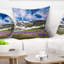 Coussin imprimé crocus floral-29061326-29061330