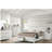 White 3 Drawer Nightstand W/ USB