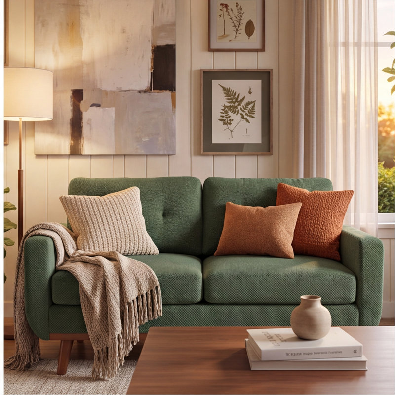 Upholstered 65'' Loveseat