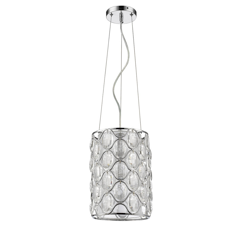 Luminaire suspendu à cylindre simple 1 lumière Keifer