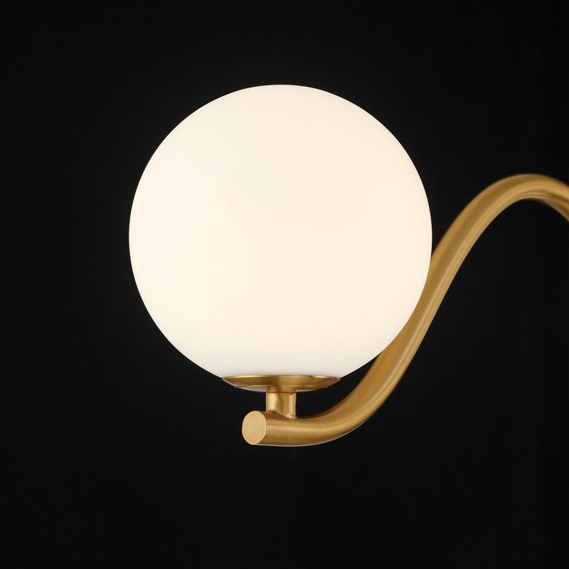 Banff Elegant Dimmable Chandelier, 4, 6.75" H x 53.50" W x 5.10" D