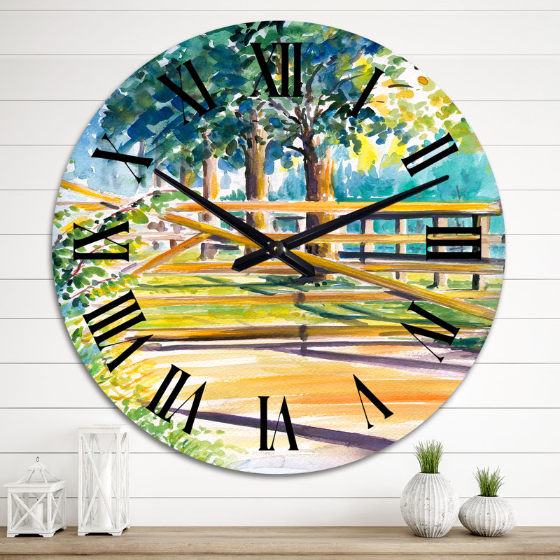 Horloge murale surdimensionnée, Grand