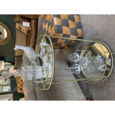 Permenter Metal Bar Cart