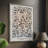 WM MORRIS Series DCXCVIII Framed Print - Solid Wood-822408653