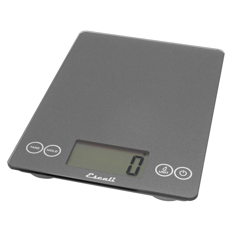 Escali Arti Digital Scale, Metallic Gray Storm
