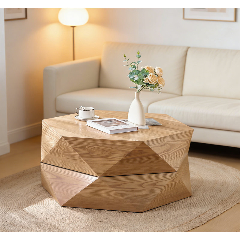 Table basse 36,61 po, Naturel