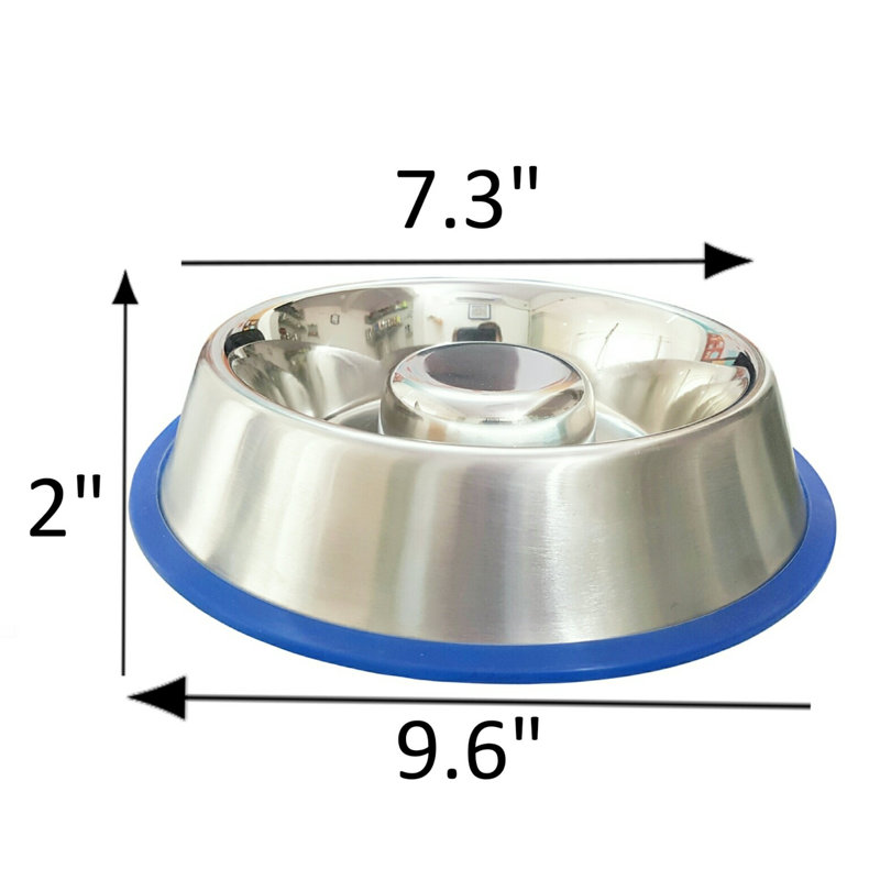 Mangeoire de chien anti-buée, Moyen (2 tasses / 18 oz liquides)