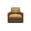 Raffa Leather Swivel Club Chair