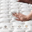 Matelas hybride à ressorts ensachés de 12 po en mousse à mémoire de forme moyenne - Isolation de mouvement, soulagement de la pression, support de bord, certifié CertiPUR-US-1437373660-1415199302