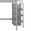 Lit mezzanine double avec armoire de rangement et escalier Jaelina-2020100341