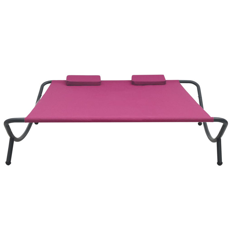 78.8" Long Single Chaise, Pink