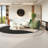 Creative curved small apartment sofa