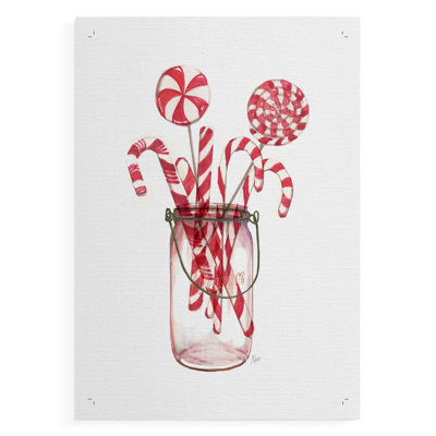 Peppermint Treats -Canvas Print Only - NOT FRAMED