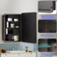 Armoire à pharmacie encastrée et à surface 20 po x 26 po avec porte miroir et armoire de rangement imperméable-838706168-838706172