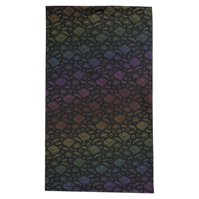 Nappe pizza Avicia, Noir et arc-en-ciel