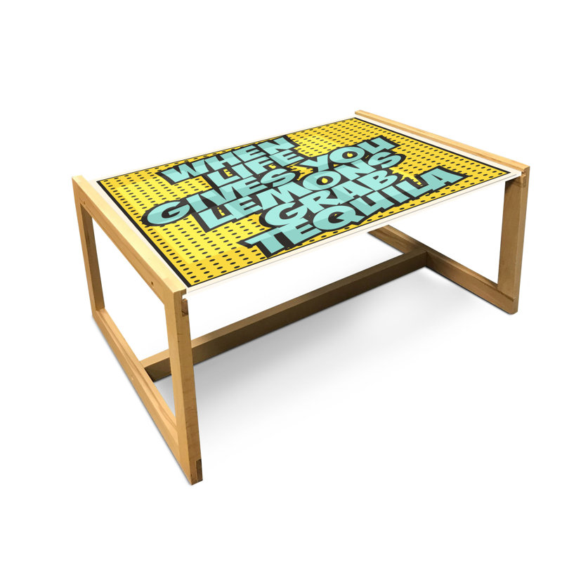 Jakim Sled Coffee Table, 90cm H x 62cm W x 40cm D