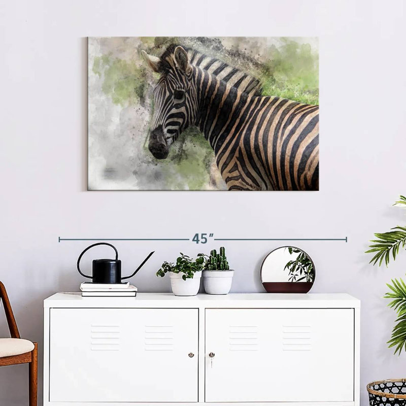 Brampt Magnificent Zebra, 24" H x 36" W